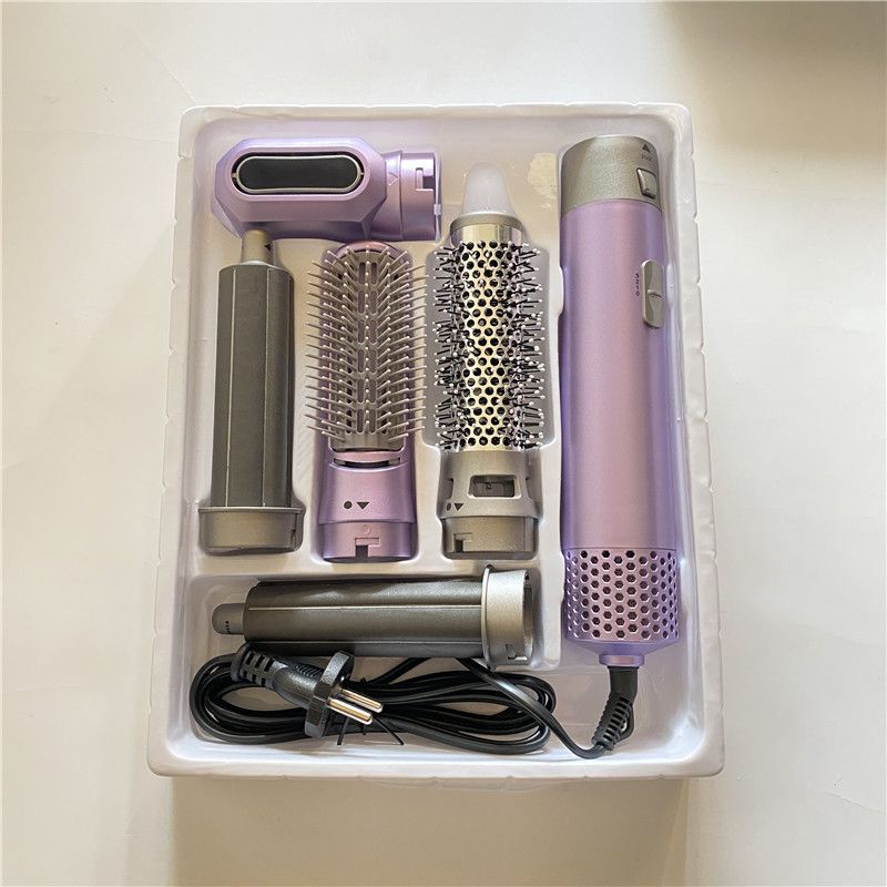 5-in-1 Automatic Hot Air Comb for Curling & Straightening