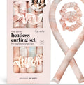 Satin No-Heat Curling Wand Set for Effortless Hair Styling