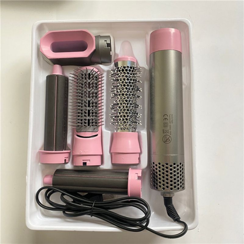 5-in-1 Automatic Hot Air Comb for Curling & Straightening
